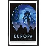 Trends International NASA - Europa Travel Poster Framed Wall Poster Prints