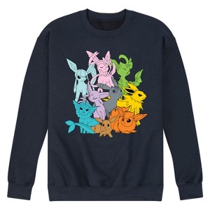 Men's - Pokémon - Eevolutions Graphic Fleece Sweatshirt - 1 of 4