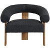 Meridian Furniture,Winston Boucle Fabric Accent Chair - 3 of 4