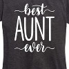 Women's - Instant Message - Best Aunt Ever Short Sleeve Graphic T-Shirt - 2 of 4