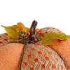Northlight Autumn Harvest Textured Thanksgiving Pumpkin - 8.5" - Orange - 3 of 4