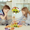 PICASSO-TILES Race Track Magnetic Tiles for Kids, 40PCS with 1 Racing Car, Mini Construction STEM Building Blocks Educational Toy - 3 of 4