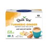 QuikTea Chai Latte, Turmeric Ginger, 100 Count - Indian Tea (10 Count (Pack of 10)) - 2 of 4