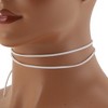 Unique Bargains Simple Tie Bow Pattern Adjustable choker necklace Wrap around wrist bracelet 1 Pc - 2 of 4