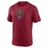 MLS Real Salt Lake Men's Short Sleeve Tri-Blend T-Shirt - 2 of 3