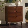 Saracina Home Mid Century Modern Wood 3 Drawer Dresser - 2 of 4