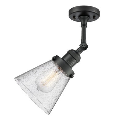 Matte Black Brass Dimmable 10" Wall Sconce