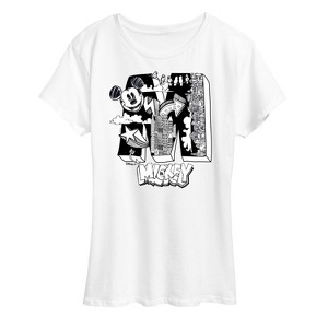 Women's - Disney - Mickey Mouse Short Sleeve Graphic T-Shirt - 1 of 4