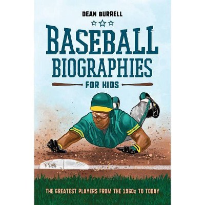 Baseball Biographies for Kids - (Biographies of Today's Best Players) by  Dean Burrell (Paperback)