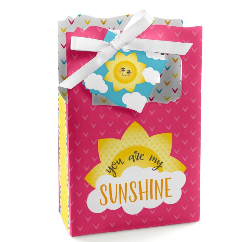 Big Dot of Happiness You are My Sunshine - Baby Shower or Birthday Party Favor Boxes - Set of 12, 1 of 7