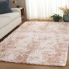 Rainbow Shag RBO100 Flatweave-Power Loomed Skid-Resistant Indoor Rugs - Safavieh - 2 of 4