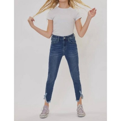 Girl Rio High Rise Fray Edge Skinny Jean - KanCan
