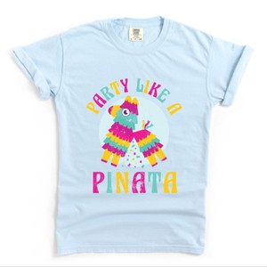 Simply Sage Market Party Like A Pinata Garment Dyed Tee - 1 of 4