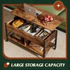 Coffee Table, 41.3" Lift Top Coffee Table with 4 Wheels, Hidden Compartment, Storage Shelf and Lift Tabletop - 3 of 4