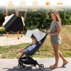 Lightweight Stroller, Compact One Hand Fold Travel Stroller for Airplane Friendly, Reclining Seat and Canopy, Smooth Suspension - 3 of 4