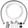 Simple Spa Eco Single Nozzle Dual Temp Bidet Attachment with Recycled Plastics Bathroom Hardware Set White - Brondell - 4 of 4