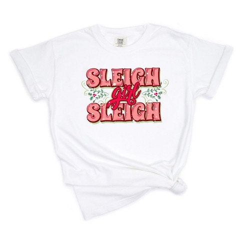 Simply Sage Market Women's Sleigh Rides Reindeer Short Sleeve