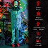 NAYSAYE Party Decoration and Accessories Circus Clown Figurine for Halloween Decorations, White, 44.5"*25.2"*72.4" - 4 of 4