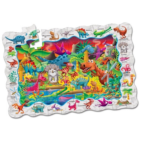 The Learning Journey Puzzle Doubles Find It! Dino (50 Pieces) : Target