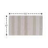 Splendid Striped Soft Plush Cotton Bath Rug by Castle Hill London - 2 of 4