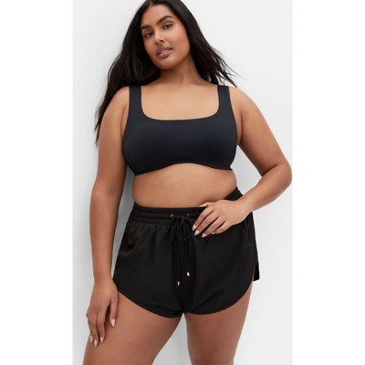 Women's Plus Size Sunkissed Boardie - black | CITY CHIC