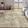 Hallway Runner Rug Long Rug Runner Washable Non-Slip Carpet for Kitchen Entryway Laundry Bedroom, Vintage Accent - 2 of 4