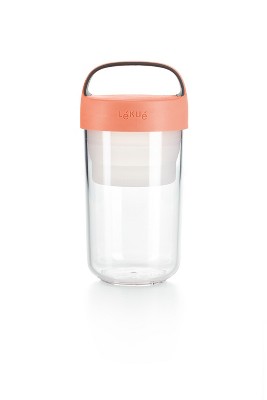 Lekue Jar-To-Go 2 Piece Travel Jar Container Set, 20 Ounce