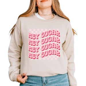 Simply Sage Market Hey Sugar Wavy Stacked Sweatshirt - 1 of 4