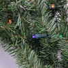Northlight 24" Prelit LED Battery Operated Canadian Pine Artificial Christmas Wreath - Multi Lights - 3 of 4
