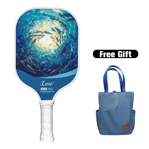 Luzz T700 Carbon Fiber Pickleball Paddle with Sandblasted Surface & Honeycomb Core Racket - Includes Free Versatile Tote Bag - 1 of 4