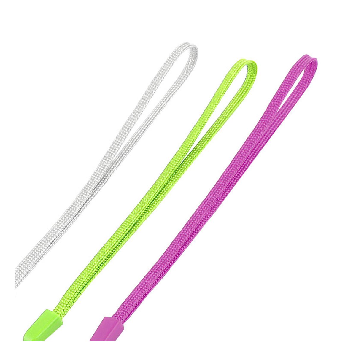 Unique Bargains 3Pcs Tricolor Woven Cord Hand Wrist Strap Lanyard for MP3 Cell Phone Keys - thumbnail 5