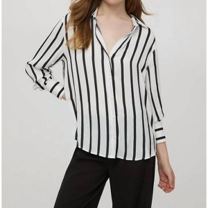 Women's What A Classic Stripe Top - 2.7 AUGUST APPAREL - 1 of 4