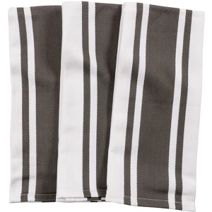 KAF Home Union Stripe Kitchen Dish Towel Set of 3, Plush, Absorbent, 100-Percent Cotton, 18 x 28-inch - 1 of 3