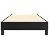 vidaXL Twin XL Box Spring Bed Frame in Black Faux Leather – Modern Style for Bedroom – Stain-Resistant, with Supportive Legs and Plywood Slats - 4 of 4