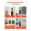 VEVOR Set of 2 Tall Outdoor Planters 22inch, Large Planters For Outdoor Indoor Plants, Tapered Square Planters Flower Tree Plant Pots, Black - 4 of 4