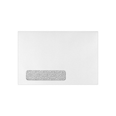 LUX Moistenable Glue Security Tinted Booklet Window Envelope 6" x 9" 24lb. White w/ Sec. Tint