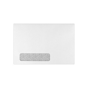 LUX Moistenable Glue Security Tinted Booklet Window Envelope 6" x 9" 24lb. White w/ Sec. Tint - 1 of 2