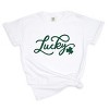 Simply Sage Market Cursive Lucky Clover  Garment Dyed Tee - 2 of 4