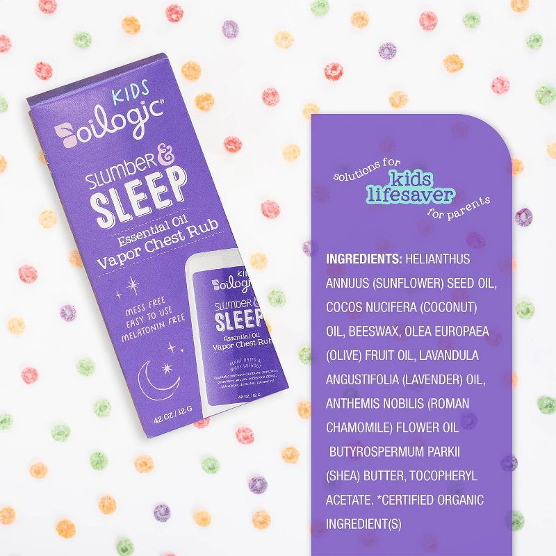 Oilogic Slumber &#38; Sleep Vapor Chest Rub - 0.4 fl oz, 3 of 10