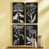 Plum & Post Monochrome Queen Anne's Lace Prints, Set Of 4 - 3 of 3