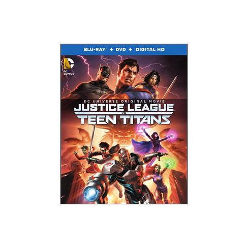 Justice League Vs Teen Titans blu ray dvd Target