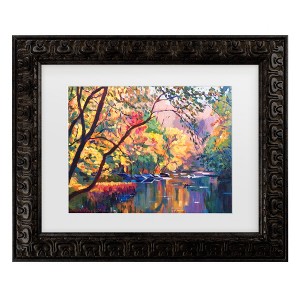 Trademark Fine Art - David Lloyd Glover Color Reflections Matted Framed Art - 1 of 4