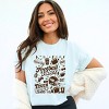 Football Vibes Touchdown Collage - Womens Garment Dyed Tee - 2 of 2
