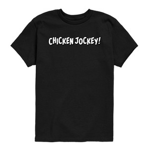 Boys' - Instant Message - Chicken Jockey Gamer Short Sleeve Graphic T-Shirt - 1 of 4