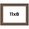 PosterPalooza | Photo Size Elegant Brown Picture Frame - UV Acrylic, Foam Board Backing, Hanging Hardware - 2 of 4