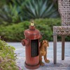 NAYSAYE Fountain Fire Hydrant Water Feature with Dog and Bird Accents for Garden and Patio, Multicolor, 11"*26.8"*18.7" - 4 of 4