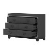 NicBex 6 Drawers Nightstand,Bedside Table with Metal Handle and Sparkling Shiny Decoration,Modern Side Table for Bedroom - 4 of 4