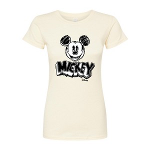 Women's - Disney - Mickey Mouse Fitted Graphic T-Shirt - 1 of 3