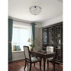 Elegant Lighting Taye Collection Flushmount D13.5 H6.3 Lt:3 Chrome Finish - 2 of 4