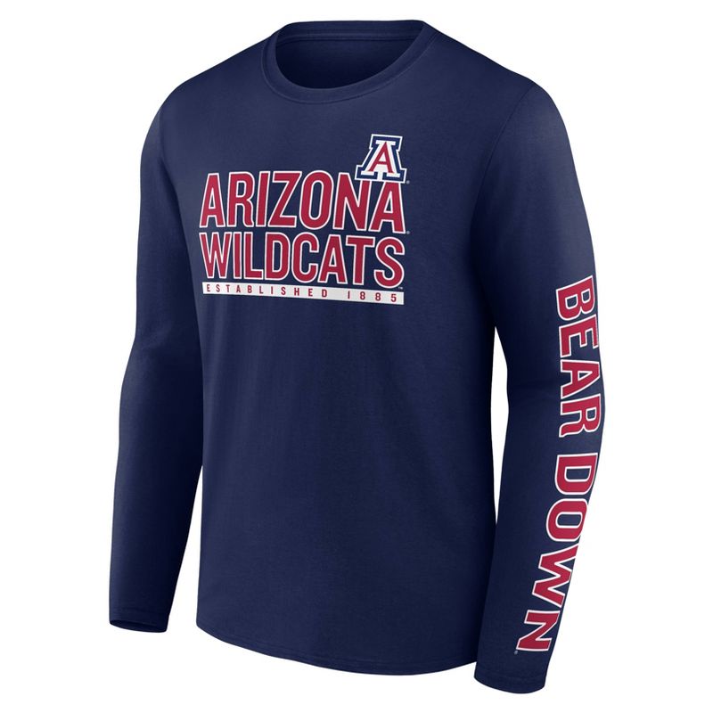 NCAA Arizona Wildcats Men&#39;s Chase Long Sleeve T-Shirt, 2 of 4